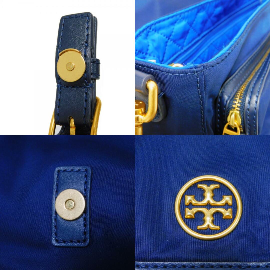 通販超特価 Tory Burch トリーバーチ パイパー クロスボディ メッセンジャーバッグ ダブルT ロゴ ナイロン カーフ ブルー ショルダーバッグ 74651 0820 403