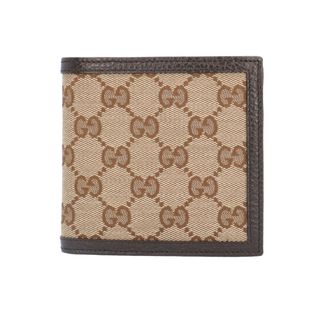 グッチ(Gucci)のグッチ アウトレット品 二つ折り財布 GGキャンバス 150413 0416 メンズ GUCCI  中古(折り財布)