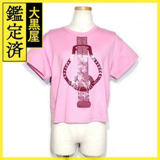 Hermes - エルメス　Tシャツ　トップス　レディース34　ピンク　コットン　【200】