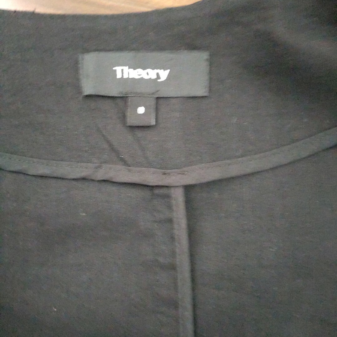 theory(セオリー)のTheory セオリー リネンジャケット レディースのジャケット/アウター(ノーカラージャケット)の商品写真