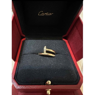  【Cartier】カルティエ YG ジュスト アンクル リング ダイヤモンド(リング(指輪))