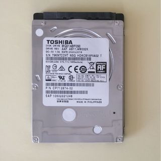 500GB 2.5インチハードディスク