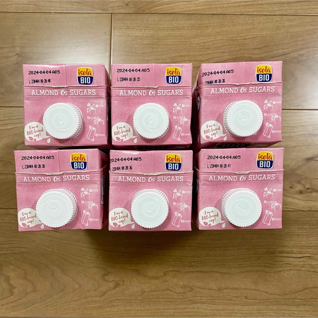 【6本セット】イソラビオ オーガニック アーモンドミルク 無糖　1L