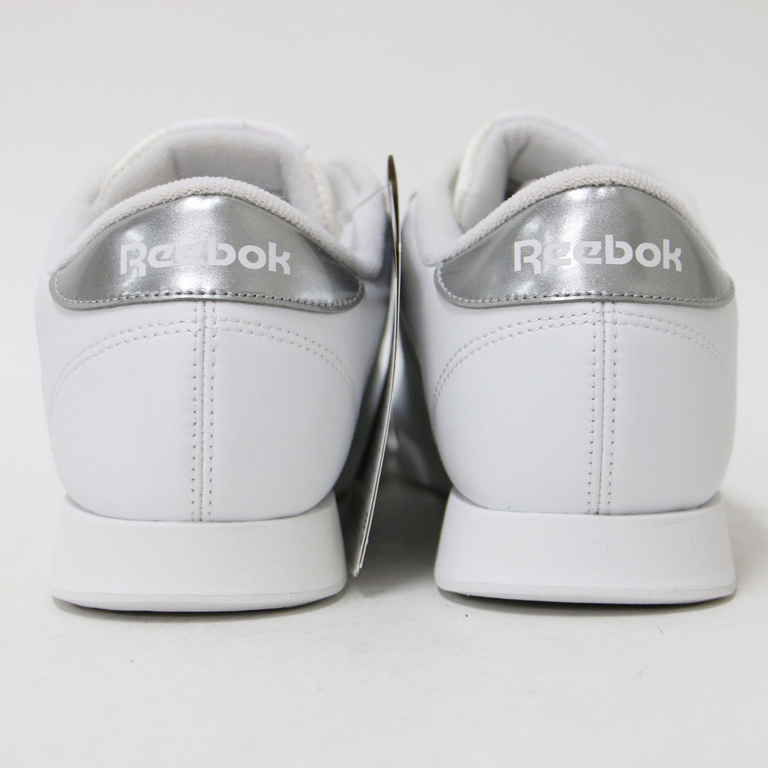 Reebok(リーボック)の新品 Reebok リーボック CLASSIC クラシック スニーカー ホワイト シルバー 白 25.5cm ローカット レースアップ PRINCESS プリンセス シューズ 靴 フラット 大人 きれいめ カジュアル シンプル【レディース】 レディースの靴/シューズ(スニーカー)の商品写真