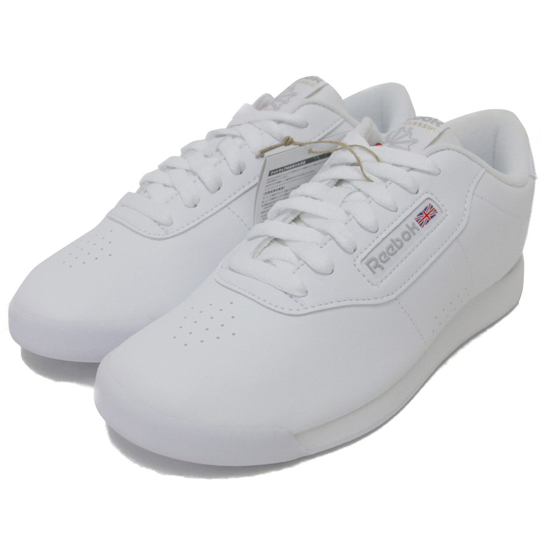 Reebok(リーボック)の新品 Reebok リーボック CLASSIC クラシック スニーカ ーホワイト 白 25.5cm  ローカット レースアップ PRINCESS プリンセス シューズ 靴 フラットスニーカー【レディース】 レディースの靴/シューズ(スニーカー)の商品写真