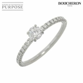 ブシュロン(BOUCHERON)のブシュロン BOUCHERON ミニ ビーラブド ダイヤ 0.21ct F/VVS1/3EX #47 リング Pt プラチナ 指輪 【証明書・鑑定書付き】VLP 90220000(リング(指輪))