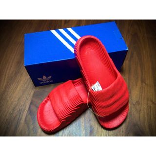 アディダス(adidas)の日本未発売 限定 adidas ADILETTE 22“RED”27.5cm(サンダル)