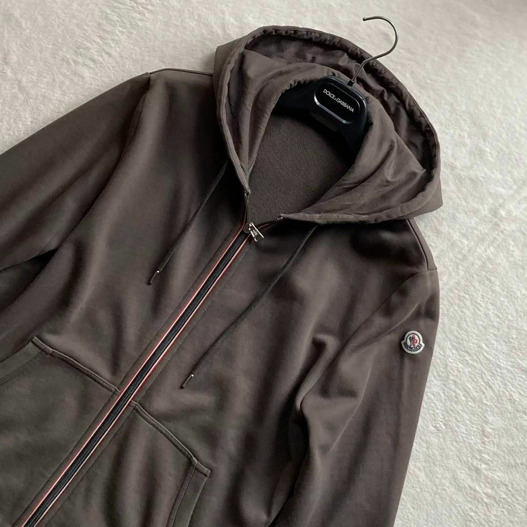 ブランドセレクト 【良品】MONCLER マグリア スウェット ジップパーカー ロゴ XL