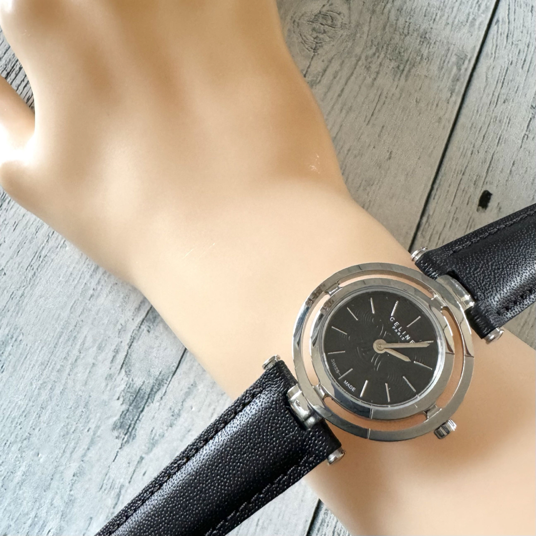 CEFINE(セフィーヌ)の【希少】セリーヌ CELINE 腕時計 マカダム シルバー レディース レディースのファッション小物(腕時計)の商品写真
