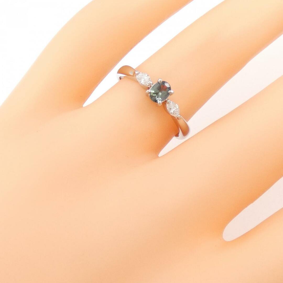 PT アレキサンドライト リング 0.19CT レディースのアクセサリー(リング(指輪))の商品写真