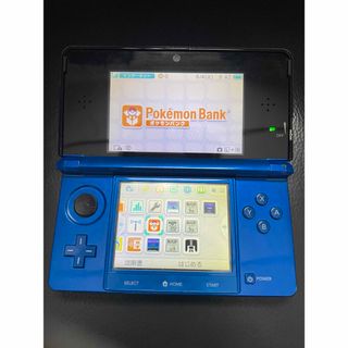 ニンテンドー3DS(ニンテンドー3DS)のNintendo 3DS 本体 コバルトブルー　ポケモンバンク(携帯用ゲーム機本体)