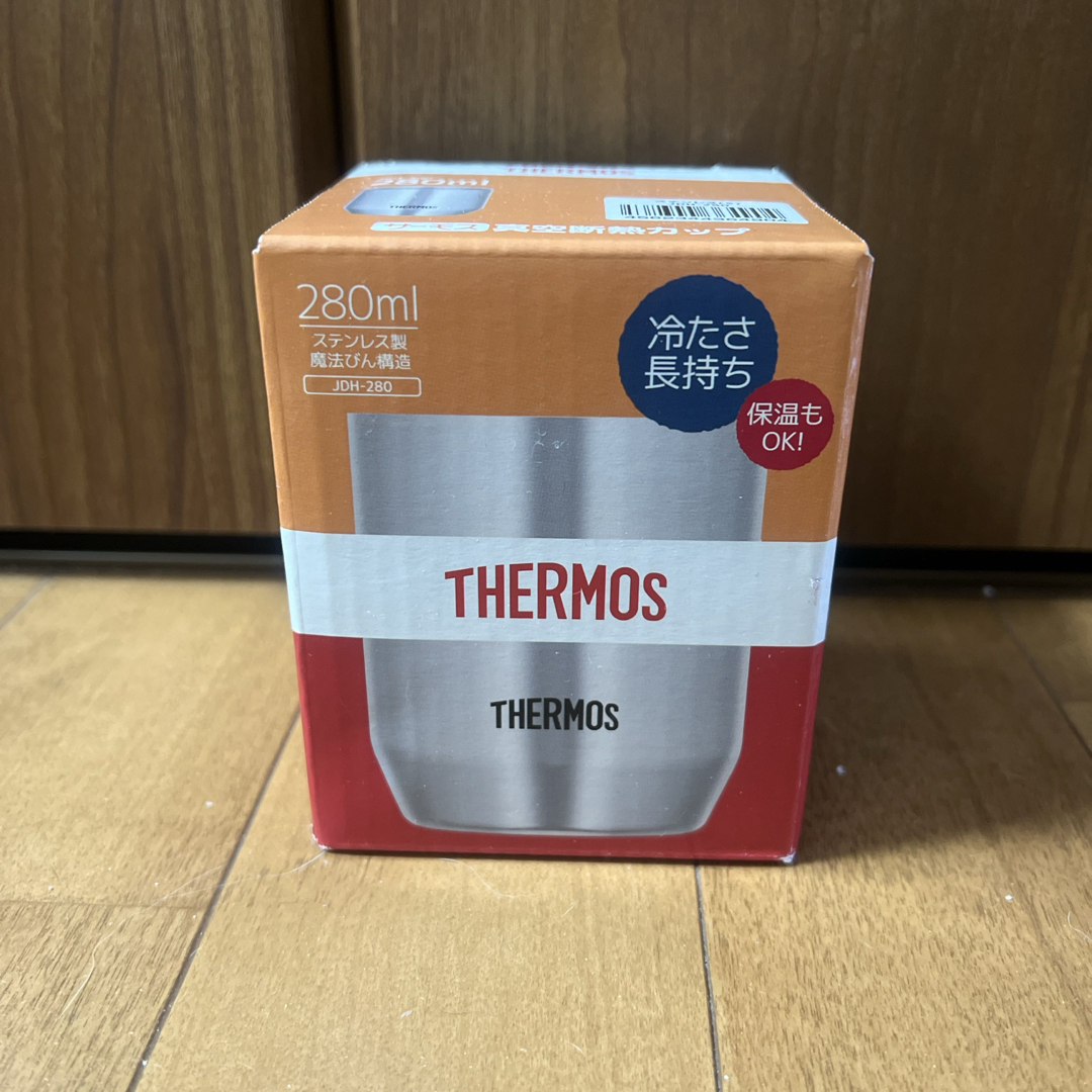 THERMOS(サーモス)の真空断熱カップ JDH-280 ステンレス インテリア/住まい/日用品のキッチン/食器(タンブラー)の商品写真