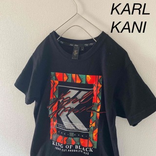 カールカナイ(Karl Kani)のKARLKANIカールカナイtシャツ半袖メンズブラック黒ストリートヒップホップ(Tシャツ/カットソー(半袖/袖なし))