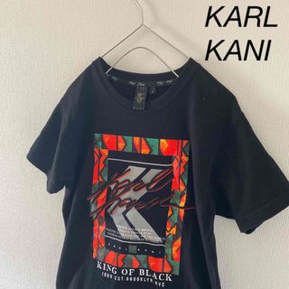 カールカナイ(Karl Kani)のKARLKANIカールカナイtシャツ半袖メンズブラック黒ストリートヒップホップ(Tシャツ/カットソー(半袖/袖なし))