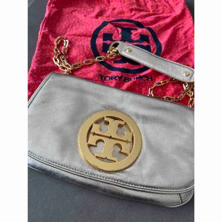 トリーバーチ(Tory Burch)の【TORY BURCH 】トリーバーチ　ショルダー　クラッチ　バッグ　ゴールド (ショルダーバッグ)