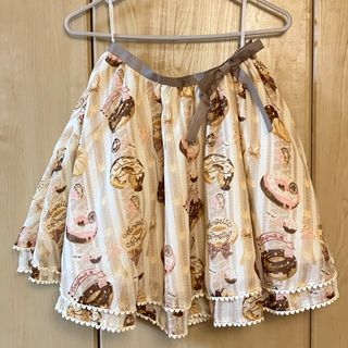 アンジェリックプリティー(Angelic Pretty)のMeltycreamドーナツ スカート Angelic Pretty(ひざ丈スカート)