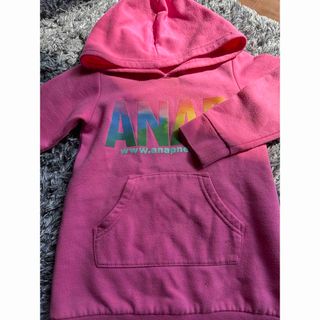 アナップキッズ(ANAP Kids)のANAPパーカー　100㎝(ワンピース)