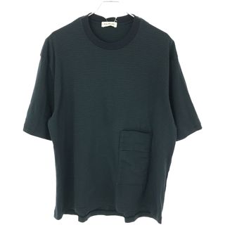 POLYPLOID ポリプロイド 23SS T SHIRT B オーバーサイズボーダーTシャツ 10-B-10 グリーン 3(Tシャツ/カットソー(半袖/袖なし))