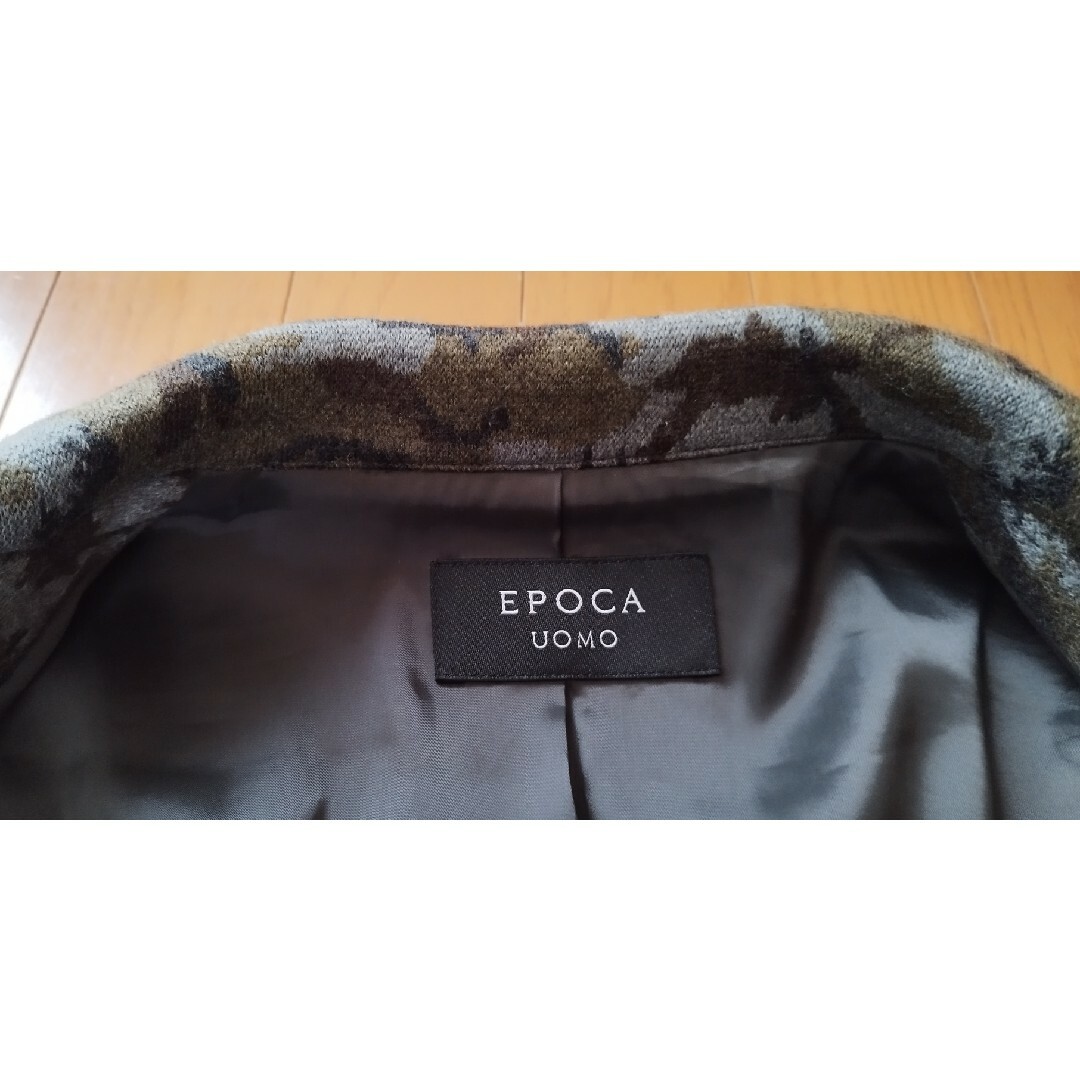 EPOCA UOMO(エポカウォモ)の極美品　EPOCA UOMO カモフラ柄ジャケット メンズのジャケット/アウター(テーラードジャケット)の商品写真