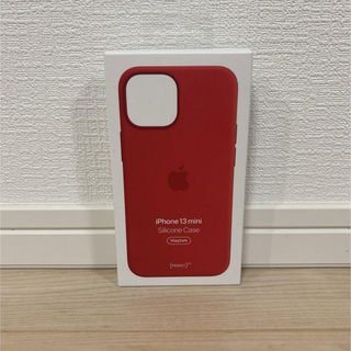 Apple - APPLE MagSafe iPhone13 mini シリコーンケース/RED