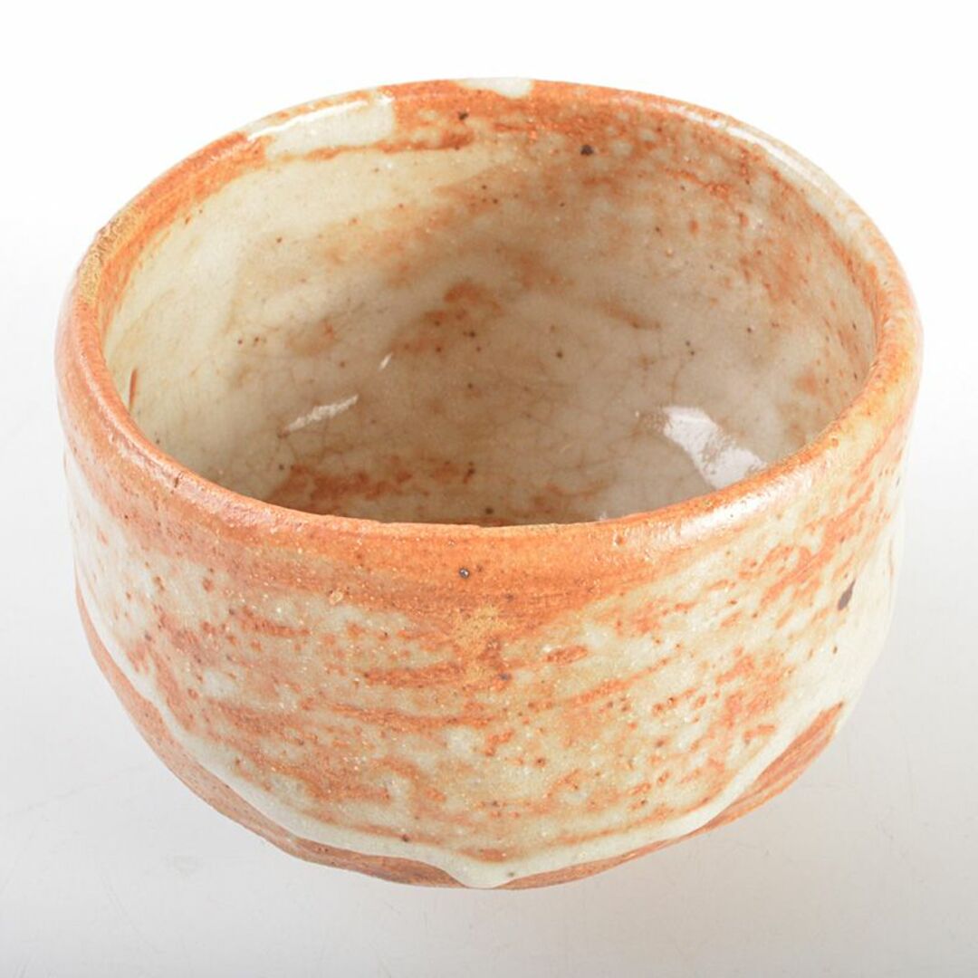 茶道具 志野焼 人間国宝 加藤孝造作 茶碗 共布共箱 M R6892の 茶道具 志野焼 人間国宝 加藤孝造作 茶碗 共布共箱 M R6892の