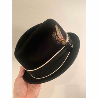 NEW YORK HAT - ニューヨークハット NEW YORK HAT 黒 black 中折れハット XL