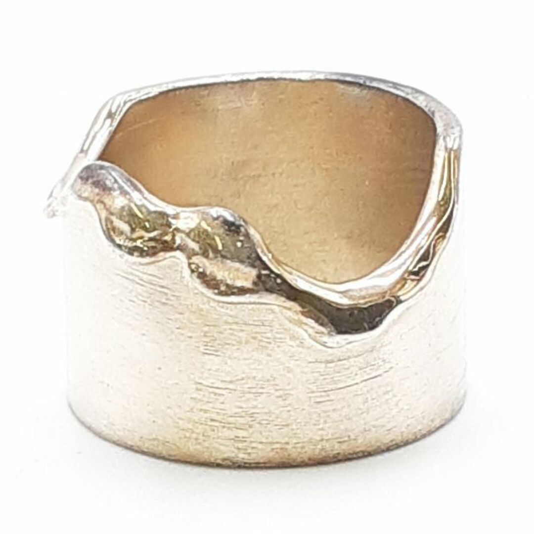 美品 ヨハンシルバーマン 指輪 メルト シルバー 15号 21-22032104 メンズのアクセサリー(リング(指輪))の商品写真