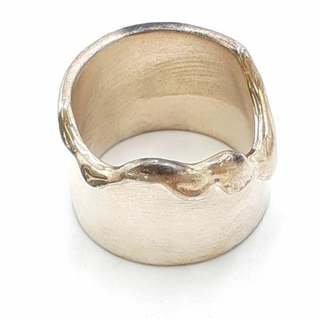 美品 ヨハンシルバーマン 指輪 メルト シルバー 15号 21-22032104 メンズのアクセサリー(リング(指輪))の商品写真