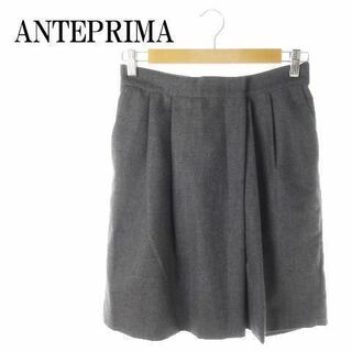 ANTEPRIMA - アンテプリマ スカート フレア ミニ丈 36 グレー 210408YH8A