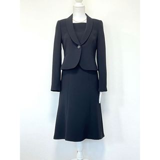 トウキョウソワール(TOKYO SOIR)の新品タグ付/SOIR REVE 東京ソワール/ブラックフォーマルスーツ ◎7号(礼服/喪服)