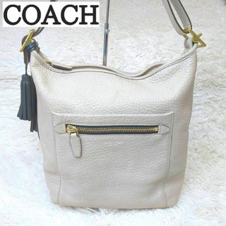 コーチ(COACH)のCOACH コーチ♡ショルダーバック ワンショルダー グレージュ 20202(ショルダーバッグ)