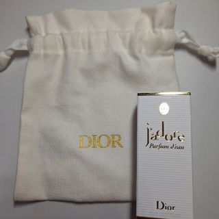 ディオール(Dior)の（新品未使用品】 ディオール ジャドールパルファン ドー 5ml 巾着付き(香水(女性用))