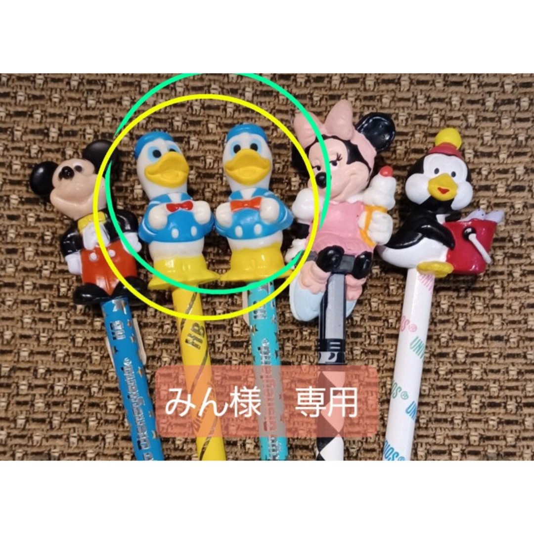 Disney(ディズニー)の専用☆ディズニー　キャラクター付鉛筆　２本 エンタメ/ホビーのおもちゃ/ぬいぐるみ(キャラクターグッズ)の商品写真