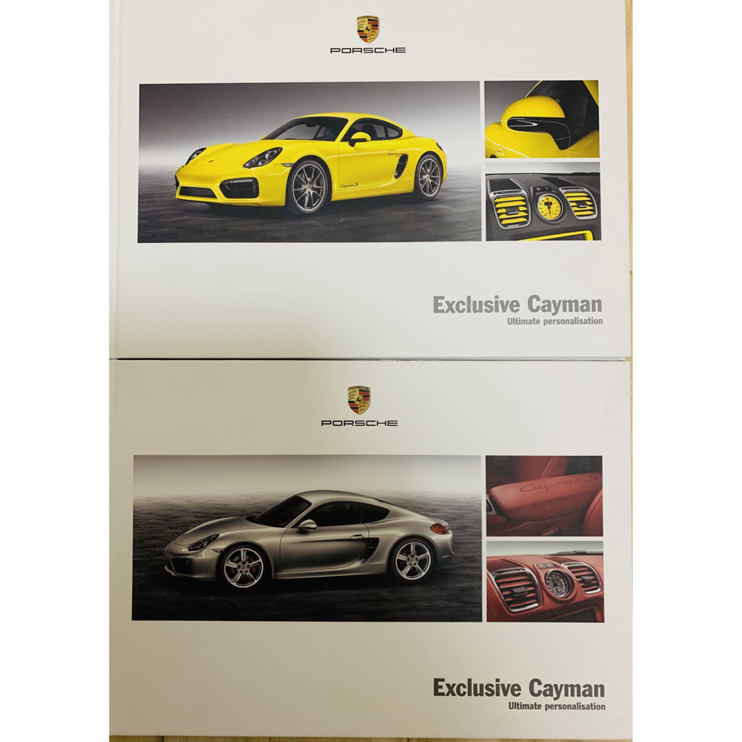 Porsche(ポルシェ)の【ポルシェ】Exclusive Cayman カタログ2冊 自動車/バイクの自動車(カタログ/マニュアル)の商品写真