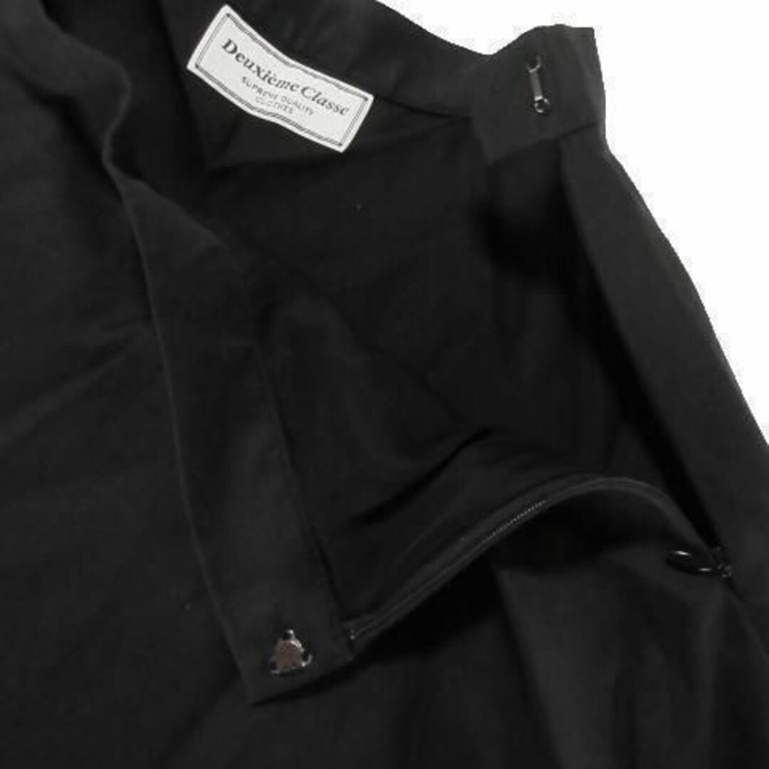 DEUXIEME CLASSE(ドゥーズィエムクラス)のドゥーズィエム クラス フレアスカート ひざ丈 38 黒 210615MN5A レディースのスカート(ひざ丈スカート)の商品写真