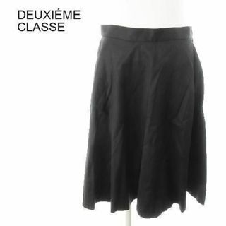 DEUXIEME CLASSE - ドゥーズィエム クラス フレアスカート ひざ丈 38 黒 210615MN5A