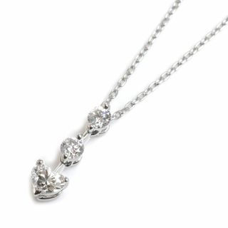 スタージュエリー(STAR JEWELRY)のSTAR JEWELRY スタージュエリー Pt950プラチナ ダイヤ ネックレス ダイヤモンド0.28ct 2.9g ～41cm レディース【中古】【美品】(ネックレス)