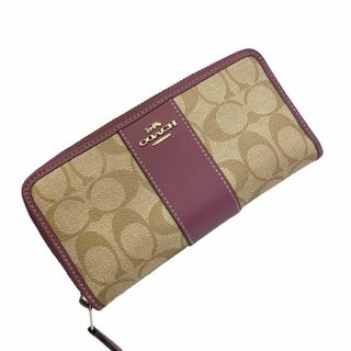 コーチ(COACH) シグネチャー 財布(レディース)(パープル/紫色系)の コーチ(COACH) シグネチャー 財布(レディース)(パープル/紫色系)の