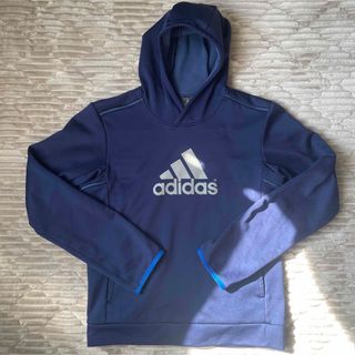 アディダス(adidas)の【adidas】アディダス プルオーバー フーディ 裏起毛 ネイビー(パーカー)