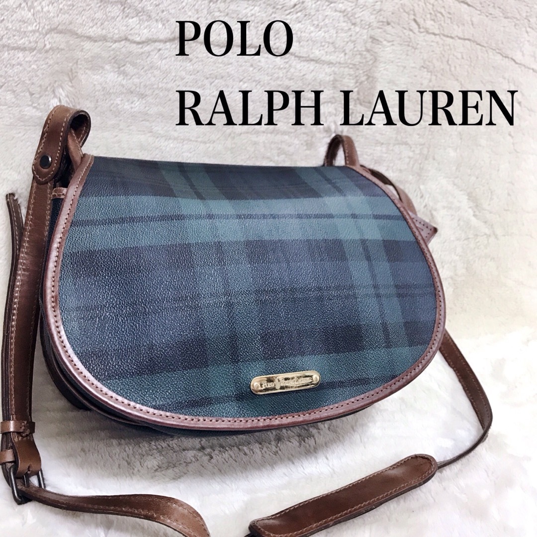 POLO RALPH LAUREN(ポロラルフローレン)の美品 POLO RALPH LAUREN ブラックウォッチ ショルダーバッグ レディースのバッグ(ショルダーバッグ)の商品写真