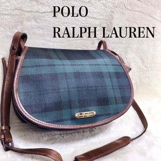 ポロラルフローレン(POLO RALPH LAUREN)の美品 POLO RALPH LAUREN ブラックウォッチ ショルダーバッグ(ショルダーバッグ)