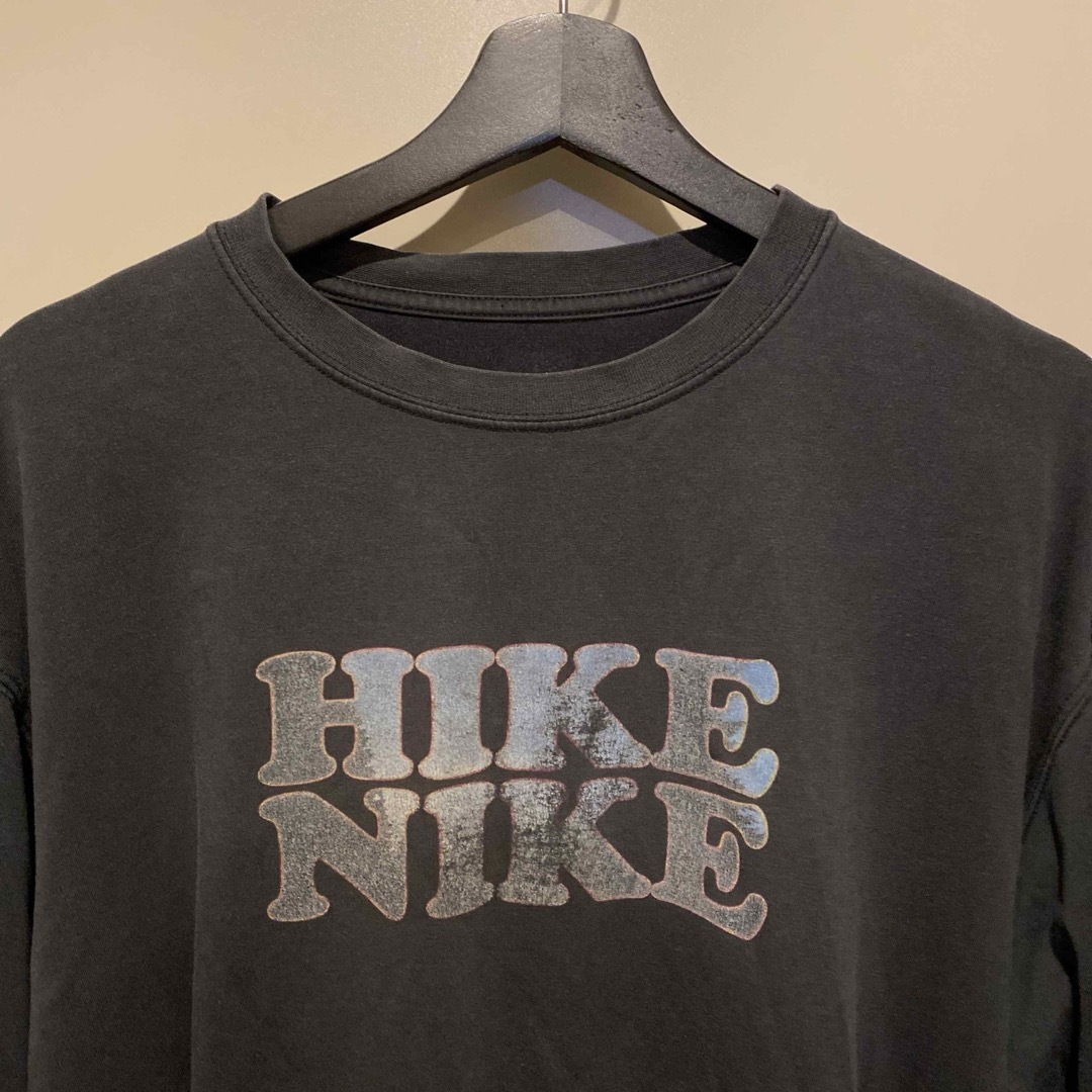 NIKE(ナイキ)のNIKE HIKE ロンT 古着 ヴィンテージ フェード クラック メンズのトップス(Tシャツ/カットソー(七分/長袖))の商品写真