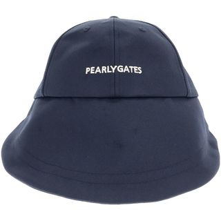 PEARLY GATES パーリーゲイツ リボンゴルフつば広キャップ ネイビー  053-3187307