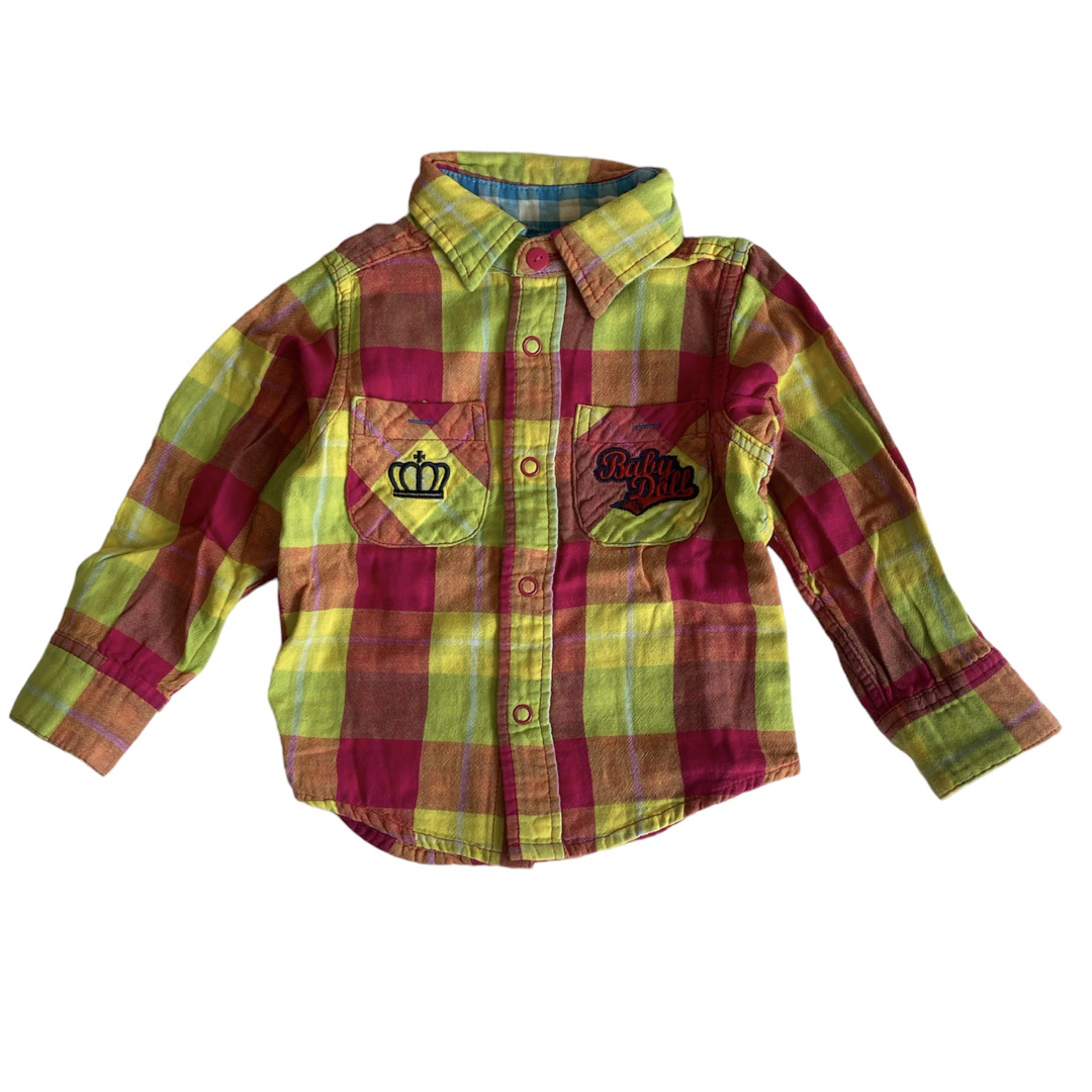 BABYDOLL(ベビードール)のBABYDOLL 90㎝　リバーシブルシャツ　 キッズ/ベビー/マタニティのキッズ服男の子用(90cm~)(ジャケット/上着)の商品写真