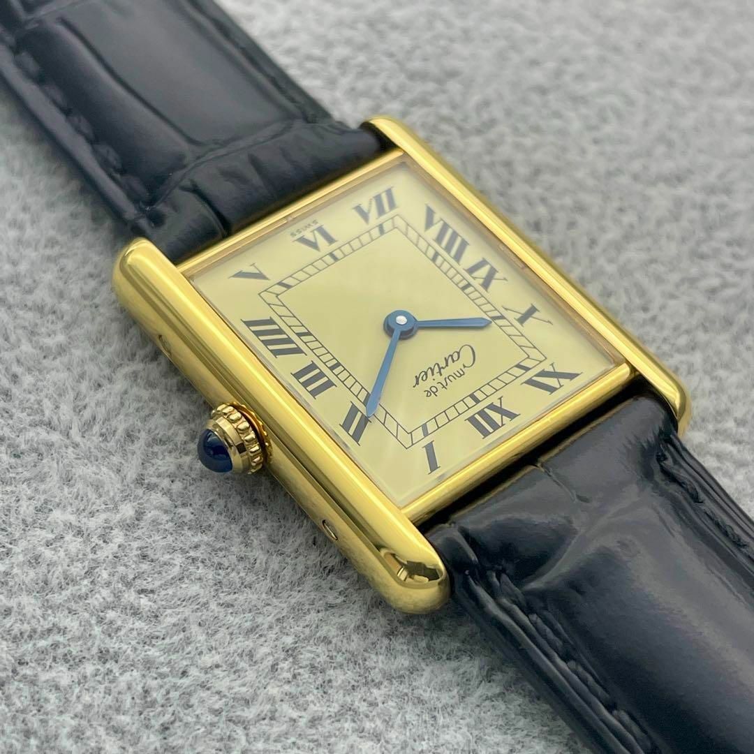 Cartier(カルティエ)のT626 カルティエ ヴェルメイユ マストタンクLM アイボリー文字盤 クォーツ メンズの時計(腕時計(アナログ))の商品写真