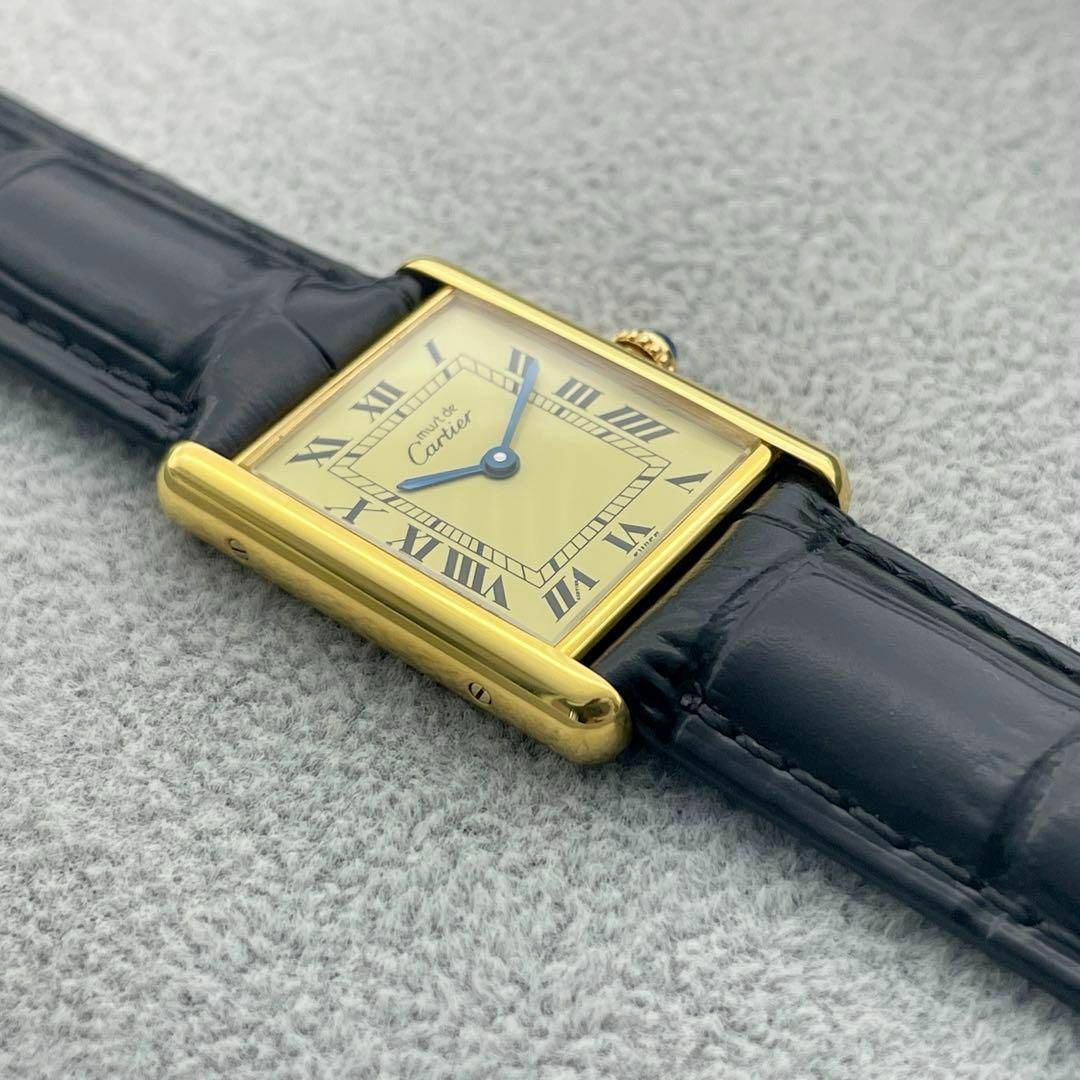 Cartier(カルティエ)のT626 カルティエ ヴェルメイユ マストタンクLM アイボリー文字盤 クォーツ メンズの時計(腕時計(アナログ))の商品写真