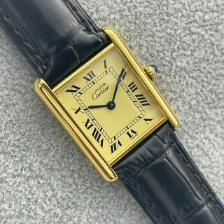 カルティエ(Cartier)のT626 カルティエ ヴェルメイユ マストタンクLM アイボリー文字盤 クォーツ(腕時計(アナログ))