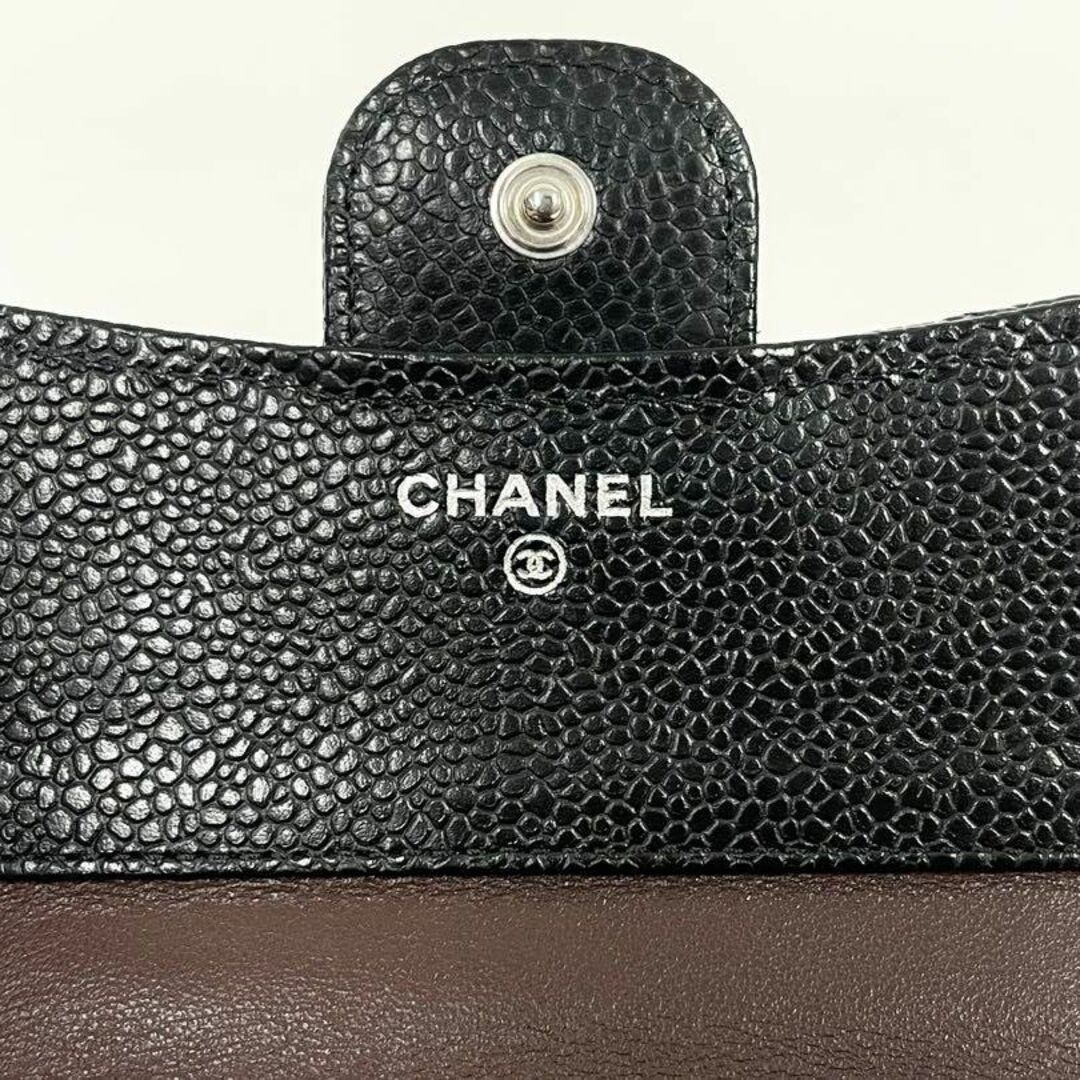 CHANEL(シャネル)のシャネル♡ マトラッセ クラシックスモールフラップウォレット キャビア 31番 レディースのファッション小物(財布)の商品写真