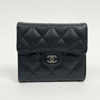 シャネル(CHANEL)のシャネル♡ マトラッセ クラシックスモールフラップウォレット キャビア 31番(財布)