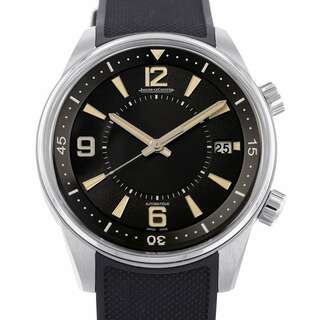 ジャガールクルト(Jaeger-LeCoultre)のジャガールクルト ポラリス デイト Q9068671 JAEGER-LE COULTRE 腕時計 ウォッチ 黒文字盤(腕時計(アナログ))
